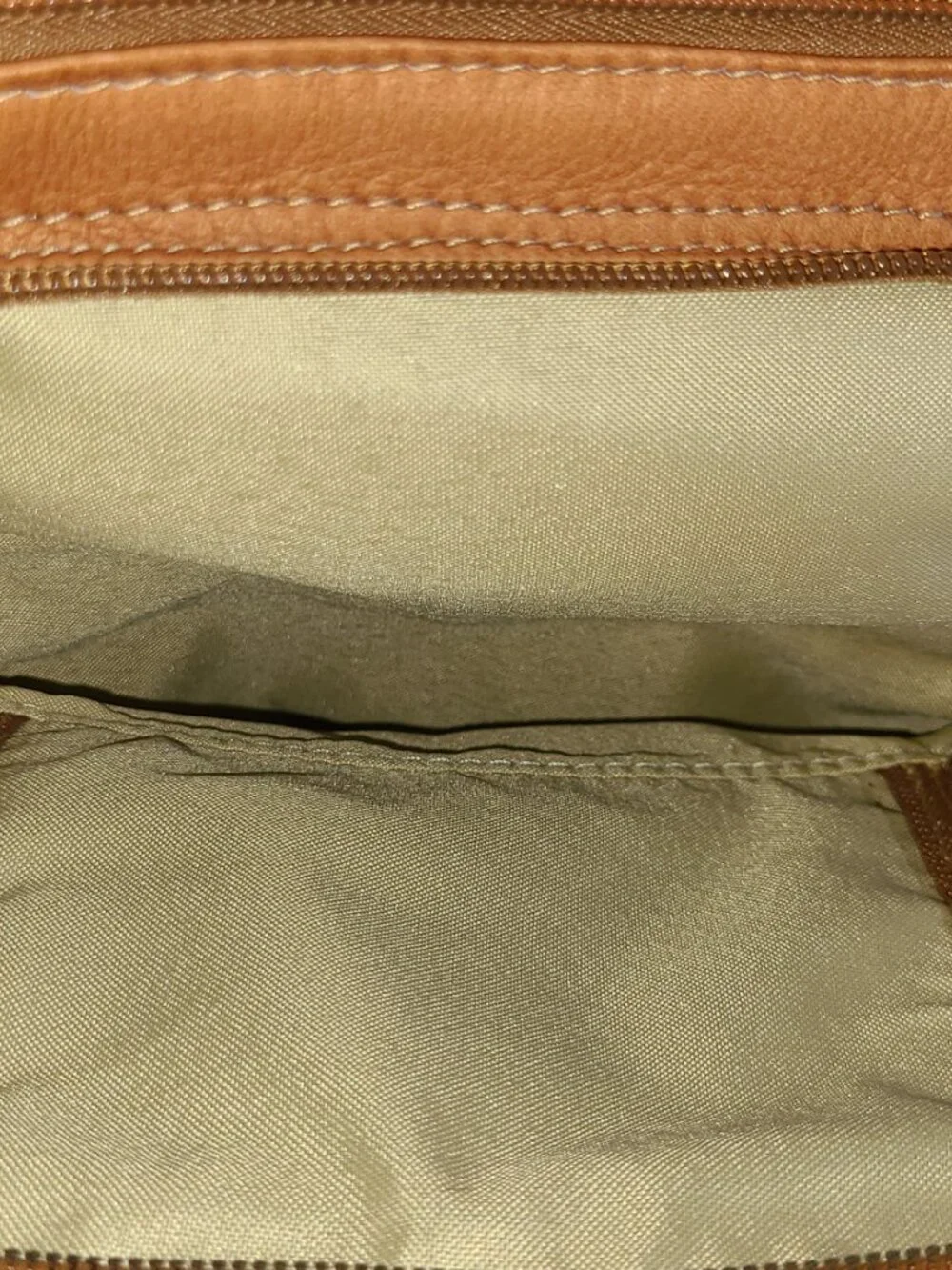 Piel Leather 9428-SDL Elite Garment Bag Saddle